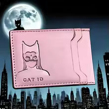Hero Cat ID Wallet For Lady Girl