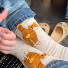 Women's Cute Funny Cat Ins Korean Style