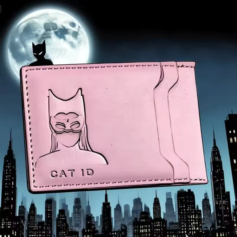 Hero Cat ID Wallet For Lady Girl