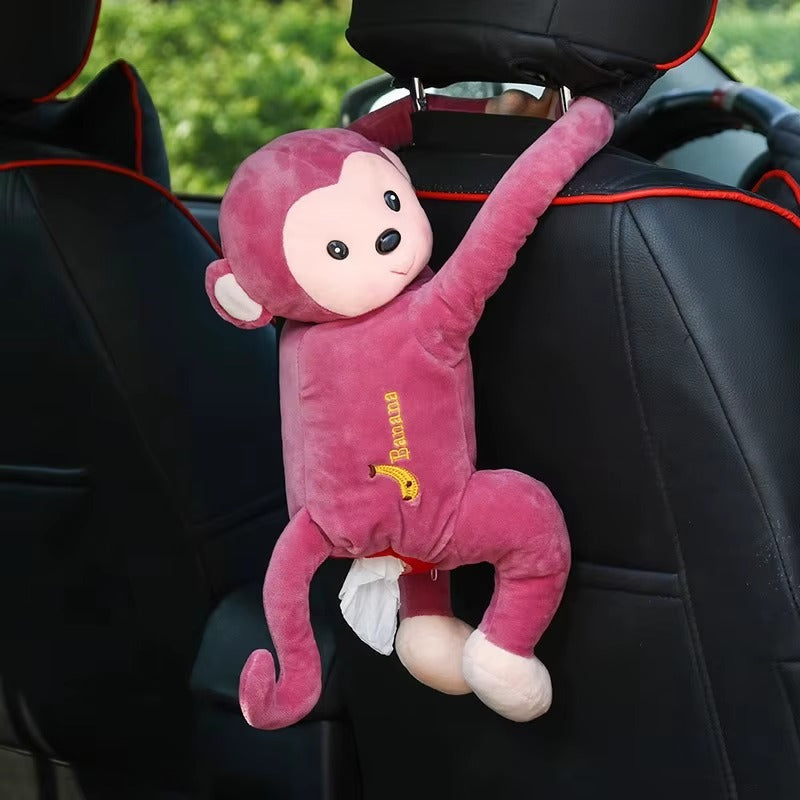 Cartoon Monkey Tissue Holder for Car